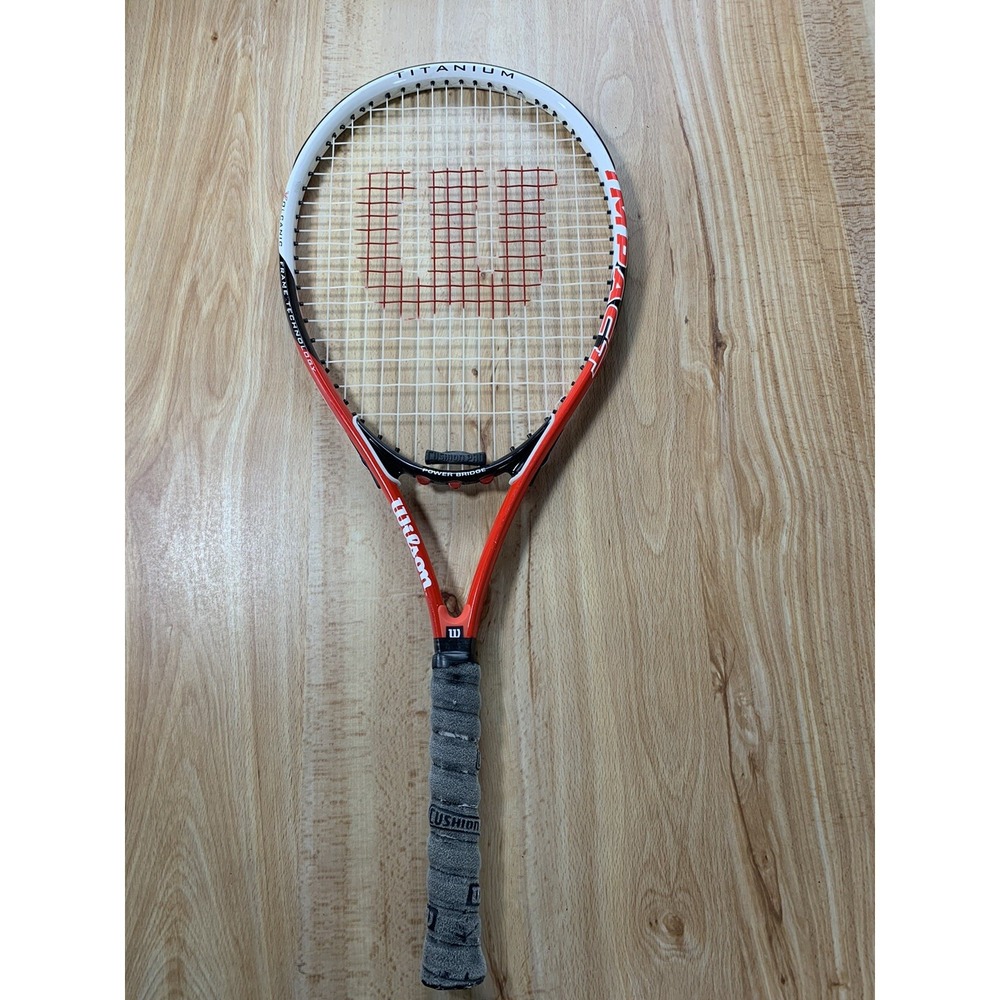 Wilson Impact Power Bridge Tennis Racket Titanium cushionp Volcanic Frame Tech